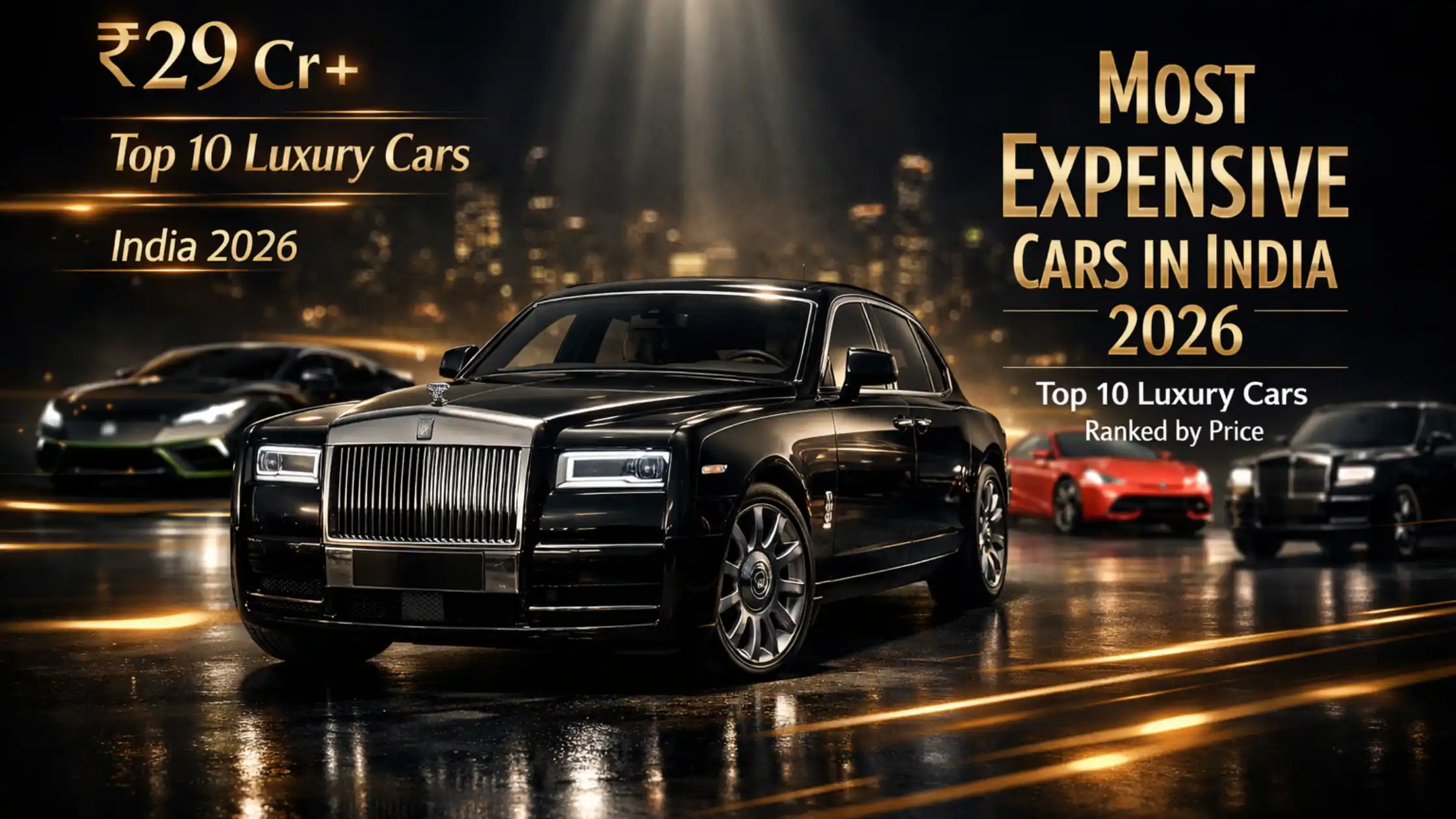 Most Expensive Cars in India